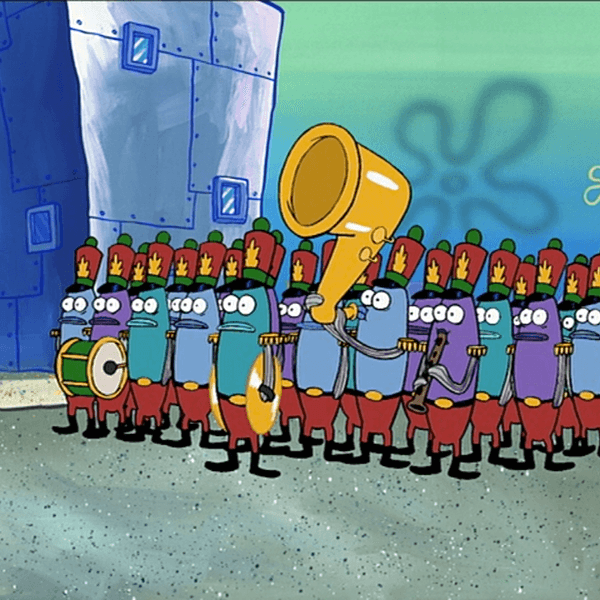 12 Stages Of Band As Illustrated By Spongebob