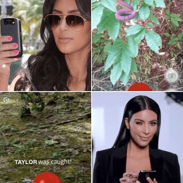 Kim Kardashian Done Exposed a Snake!