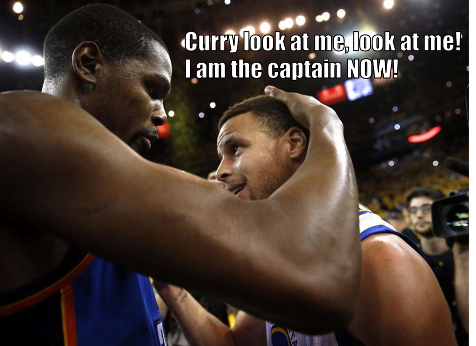 Kevin Durant Is The Captain Now