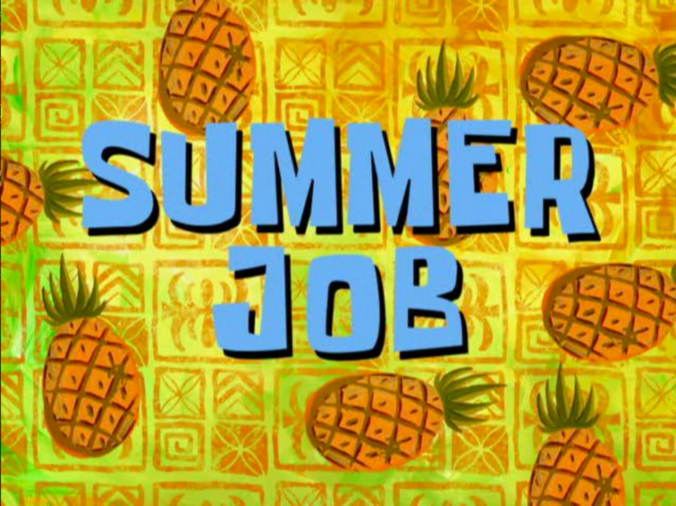 Working During The Summer As Described By 'Spongebob Squarepants'