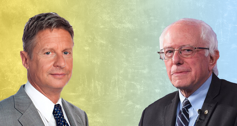 6 Reasons Why Bernie Sanders Supporters Should Vote For Governor Gary Johnson