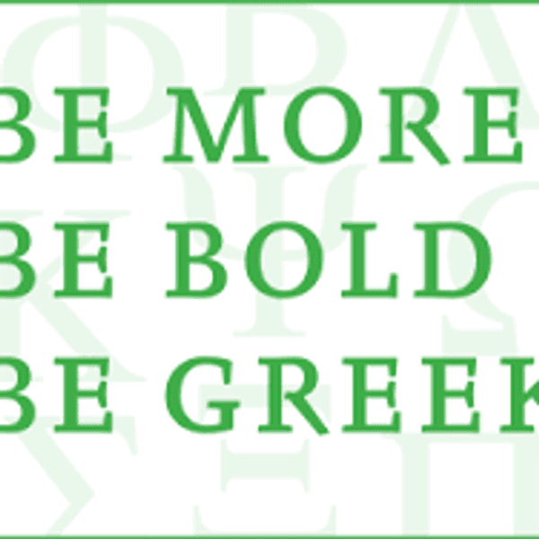 An Open Letter To Anyone Considering Going Greek
