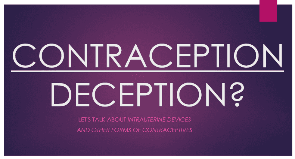 The IUD Conspiracy?