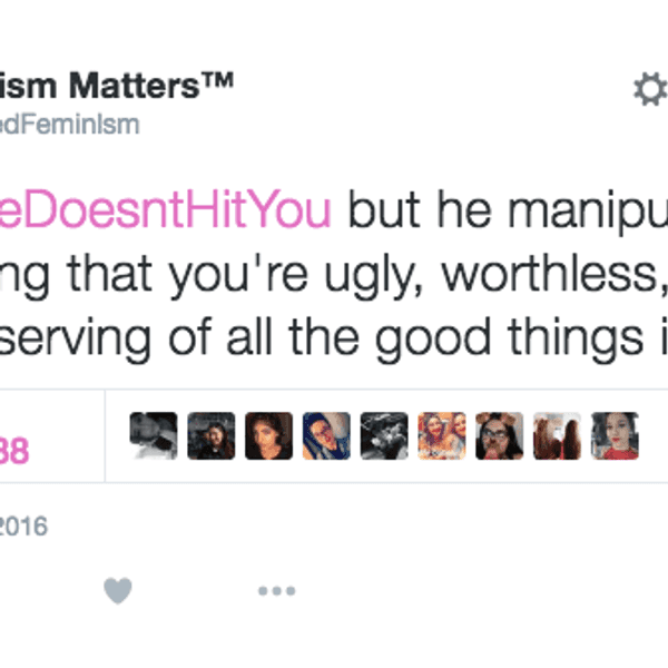 Why #MaybeHeDoesntHitYou Is So Important