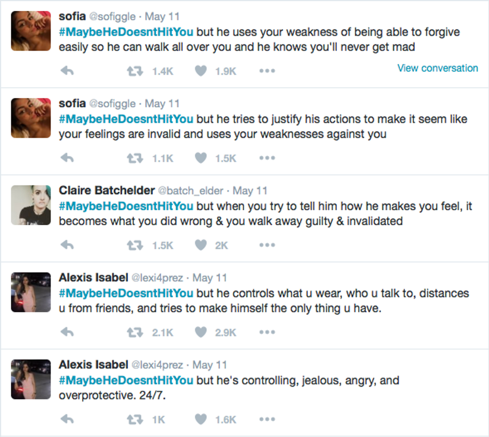 The Importance of #MaybeHeDoesntHitYou