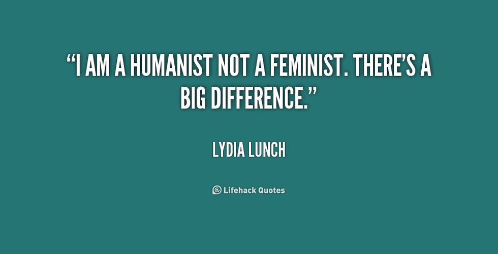 Yeah... I Am Not A Feminist.