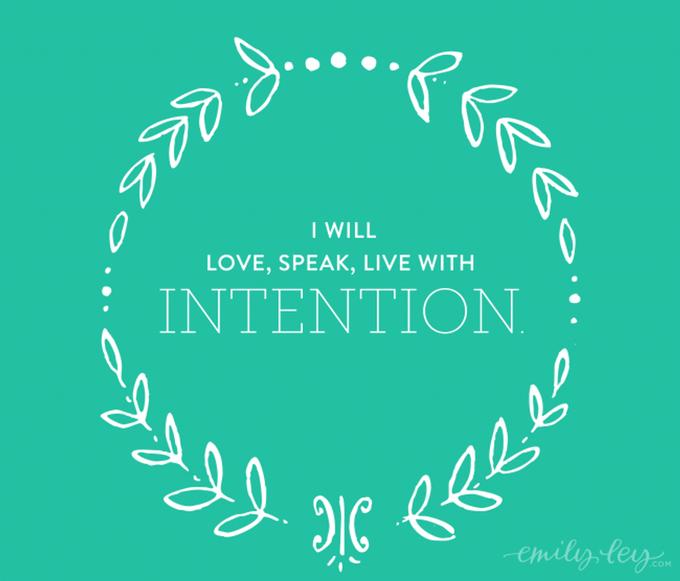 Live with Intention At 21 And For All Of Your Days