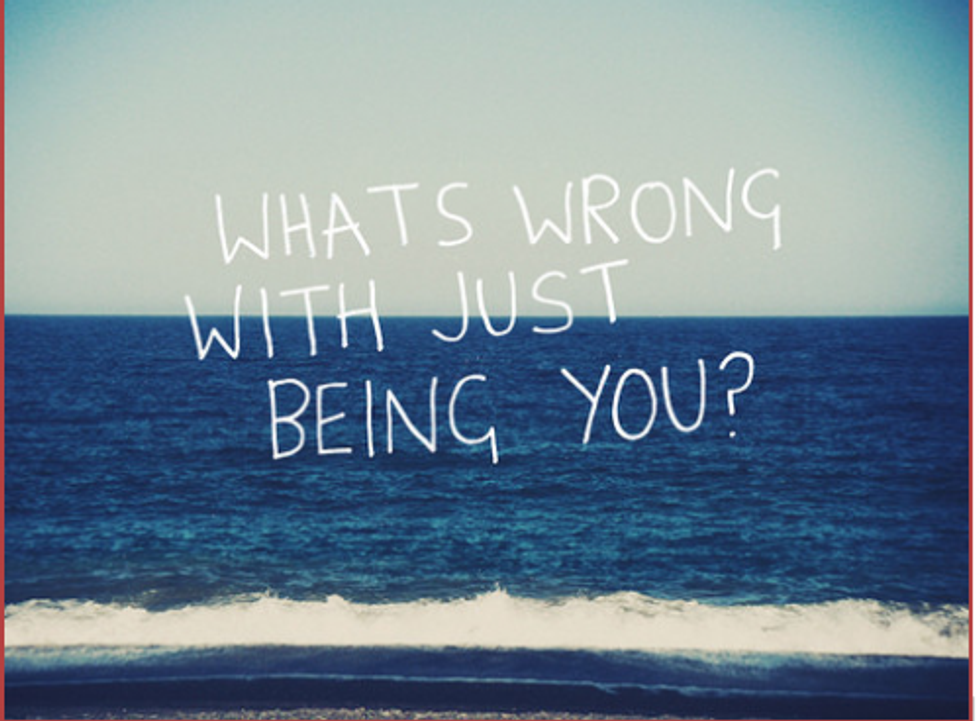 Stop Telling People To 'Just Be Yourself'