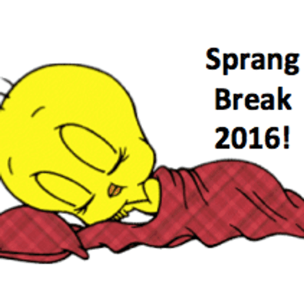 What I Did Over Spring Break