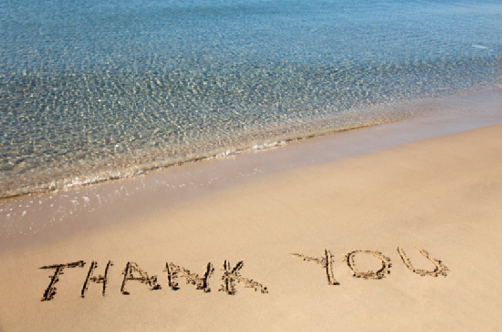 A Thank You Letter To My Vacation