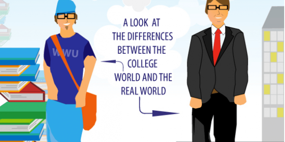 Coursework Vs Real World From College To The 'Real World' | The Odyssey Online