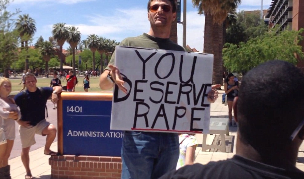 A Female's Response To Brother Dean's "You Deserve Rape" Protest