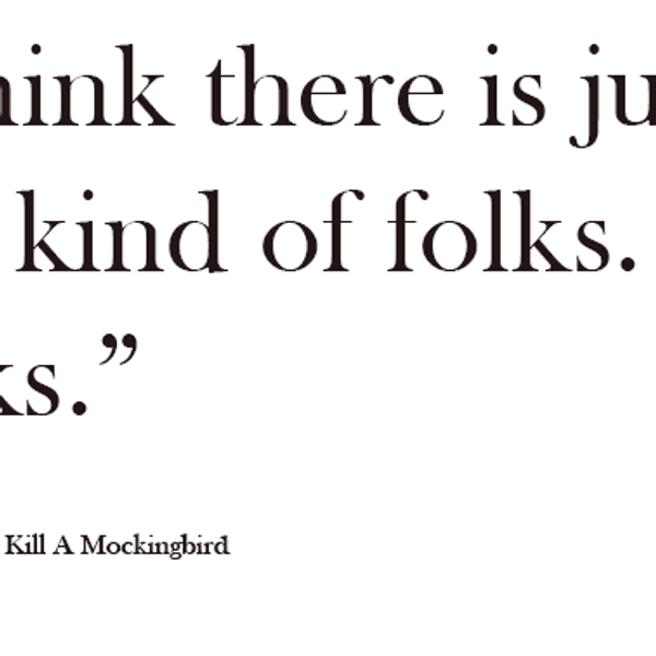 Thank You, Harper Lee