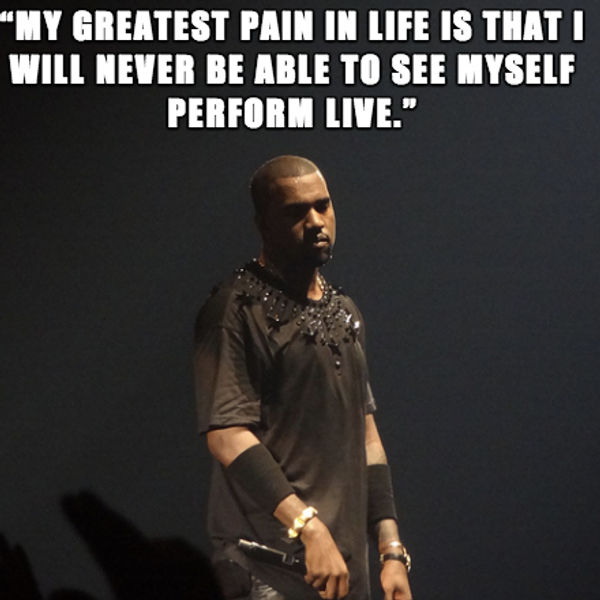 We Should All Love Ourselves As Much As Kanye Loves Kanye