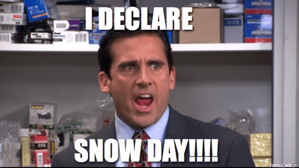 A Snow Day Guide: As Told By 'The Office'