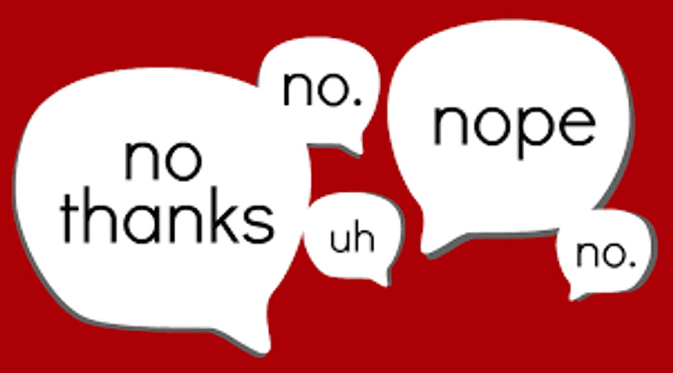 The Importance Of Saying No