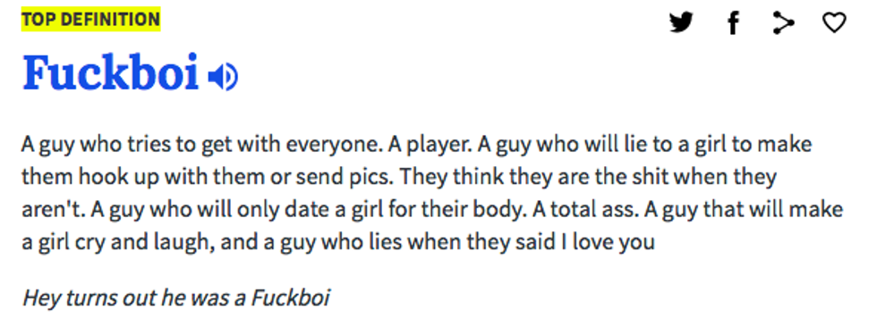 You Might Be F*ckboi If....