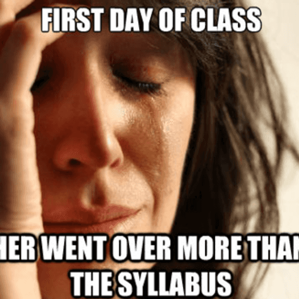 How To Survive Syllabus Week