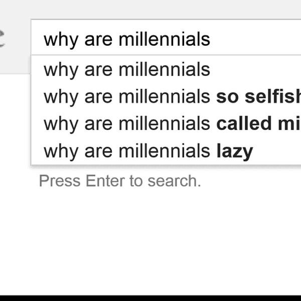 Maybe They're Born With It, Maybe They're Millennials