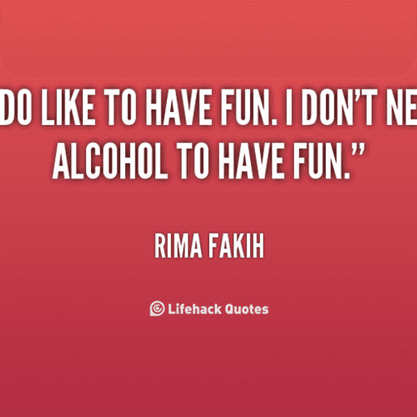 The World Won't End If I Don't Drink