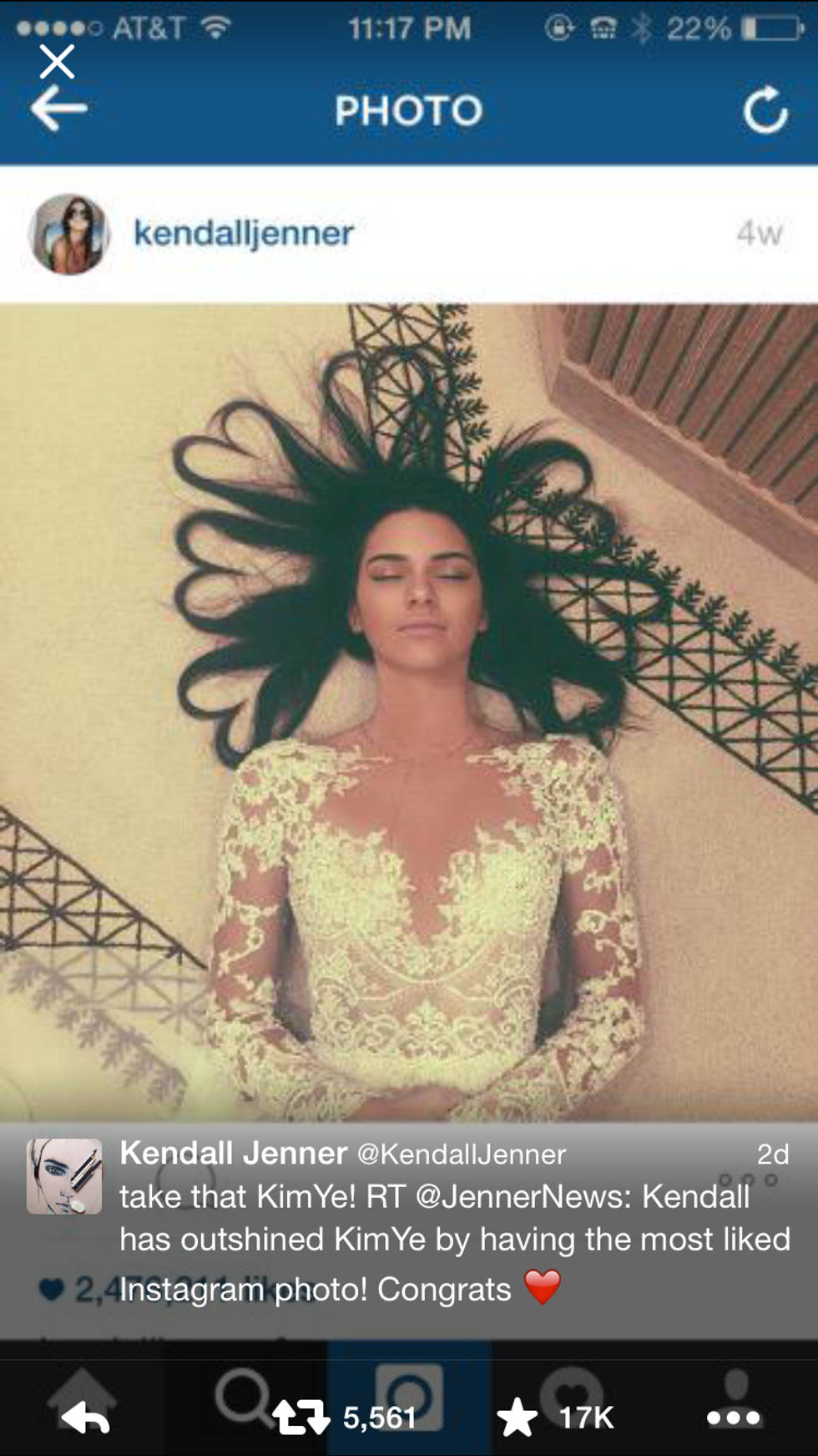 Kendall Jenner Breaks Kimye's Record For The Most Liked Photo On Instagram