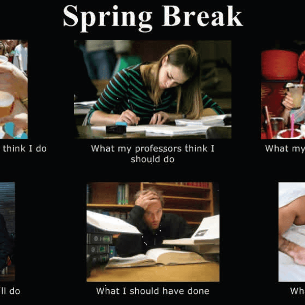 Spring Break: Expectations vs. Reality