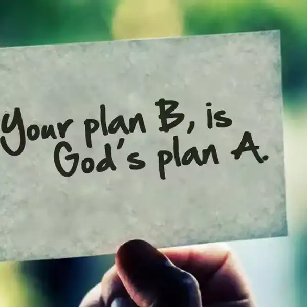Adapting My Plans to Follow God's Plan