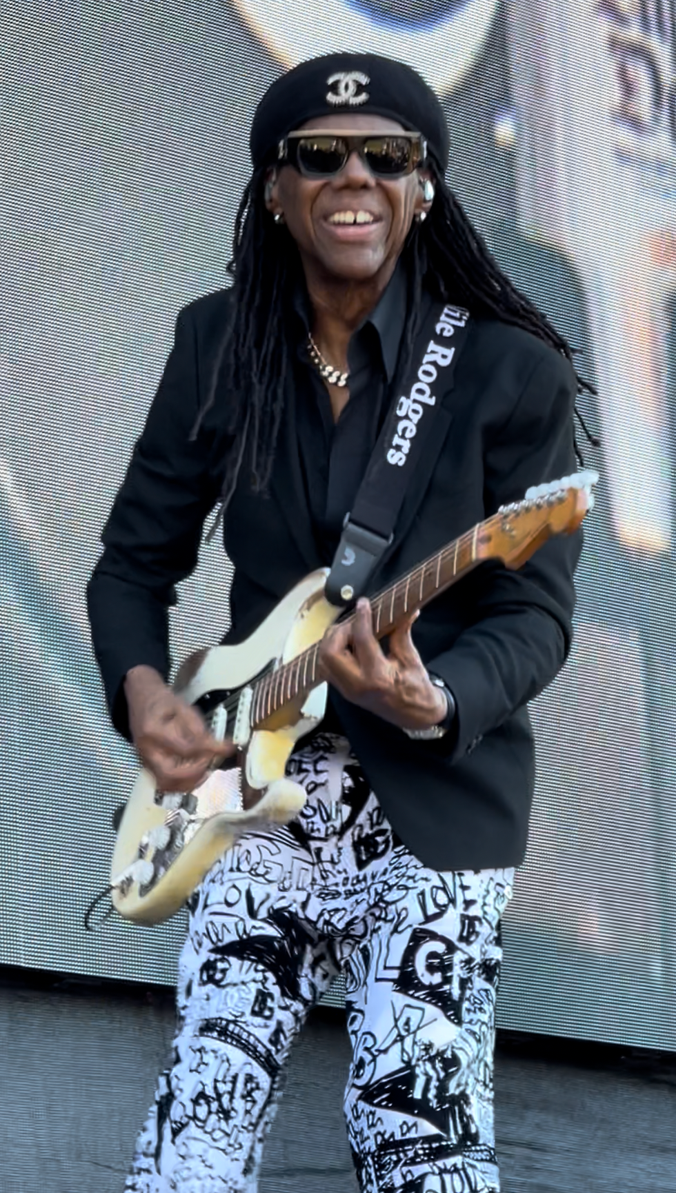 iPhone photo of Nile Rodgers of Chic at BottleRock 2023