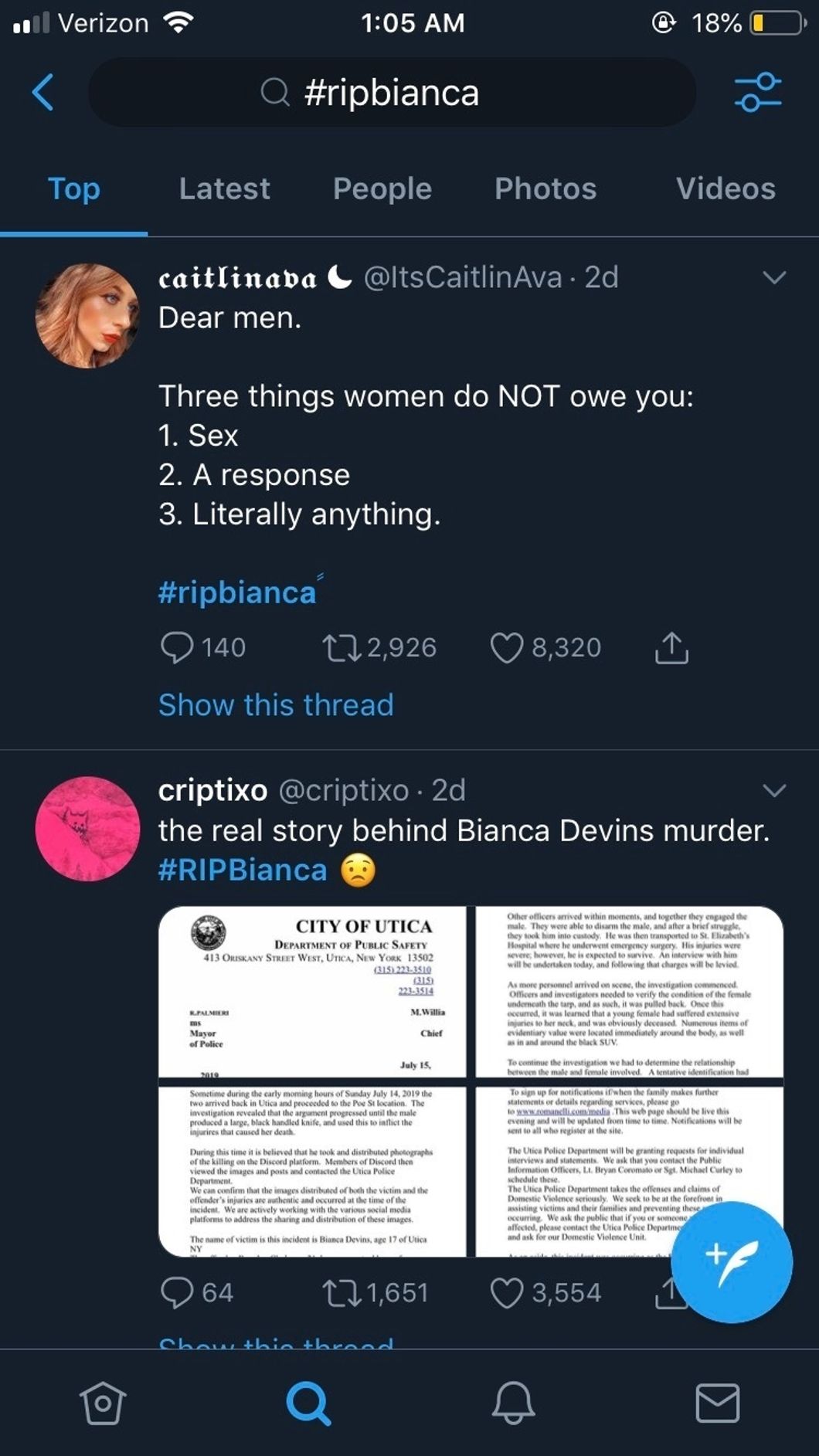 #RIPBianca: The Cost Of Rejection For A Woman