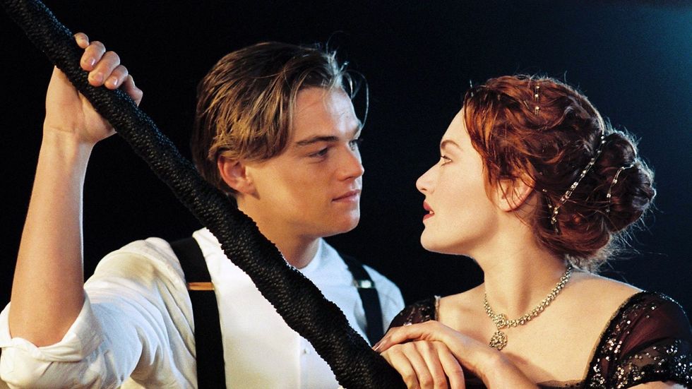 Jack and Rose from the film Titanic
