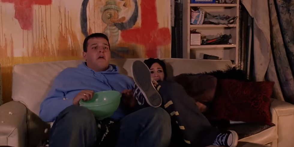 Janis and Damian scared to death