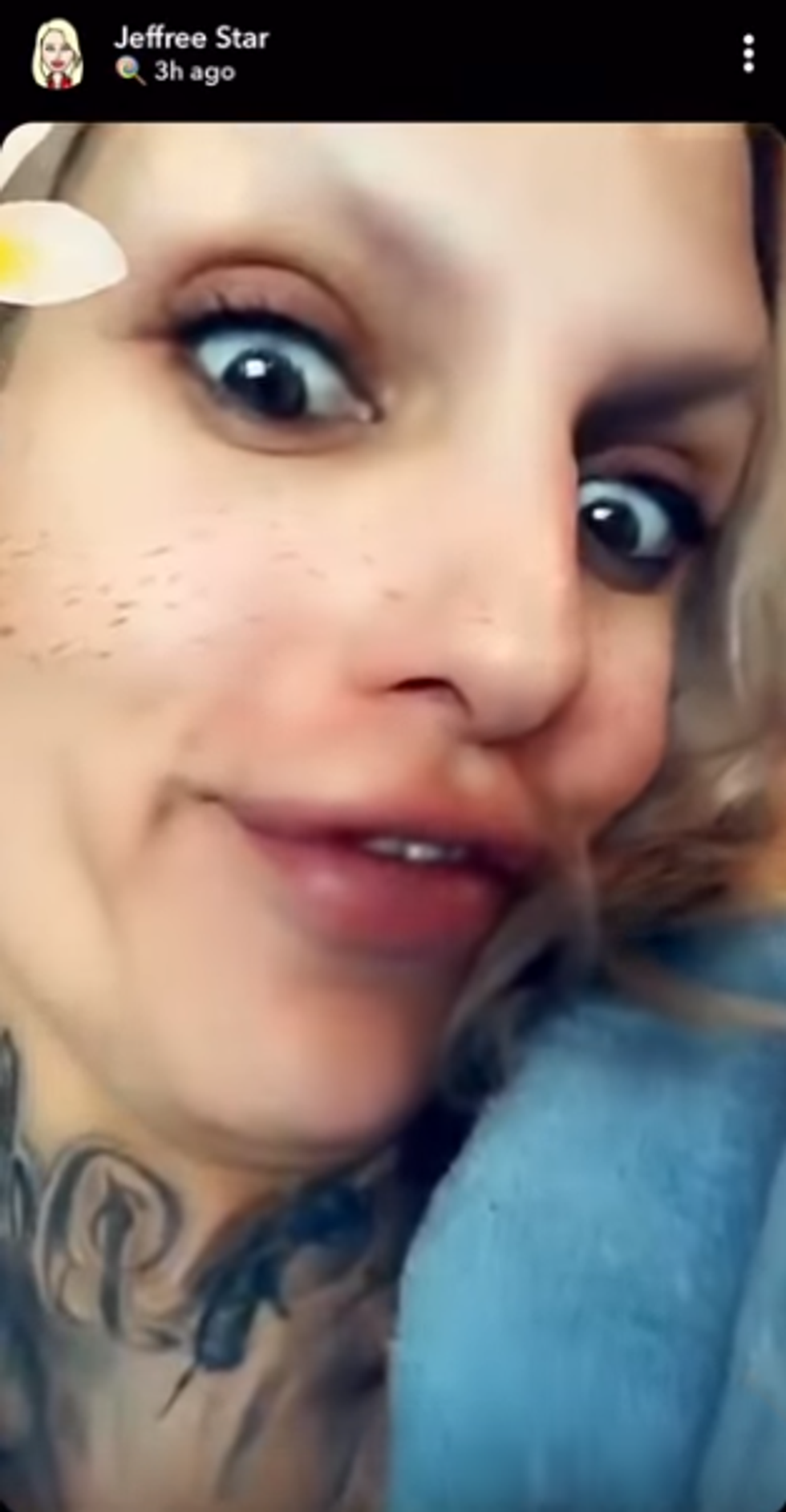Jeffree Star Snapchat Story Screenshot (1:32)