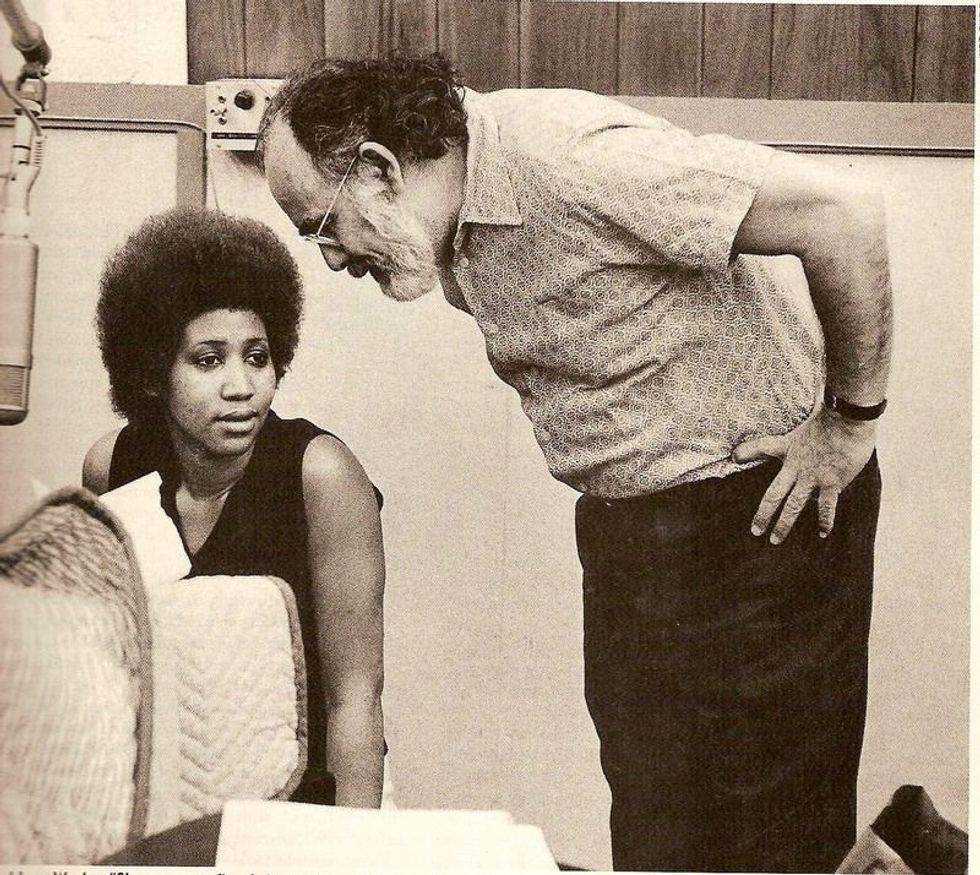 Jerry Wexler and Aretha Franklin