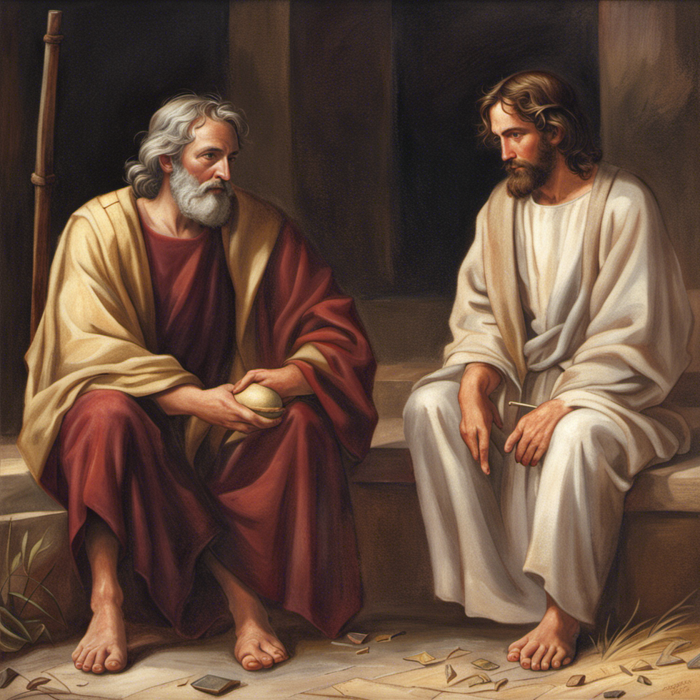 Jesus and His Apostle Peter, a dynamic duo