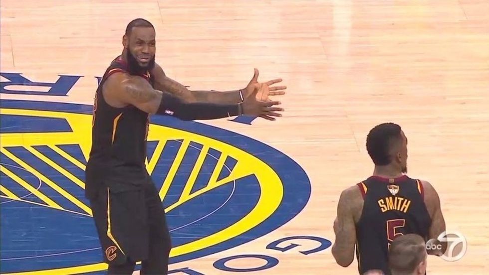 jr smith lebron game 1