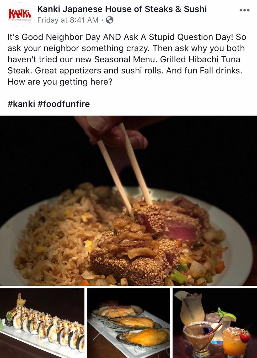 Kanki's Facebook Page