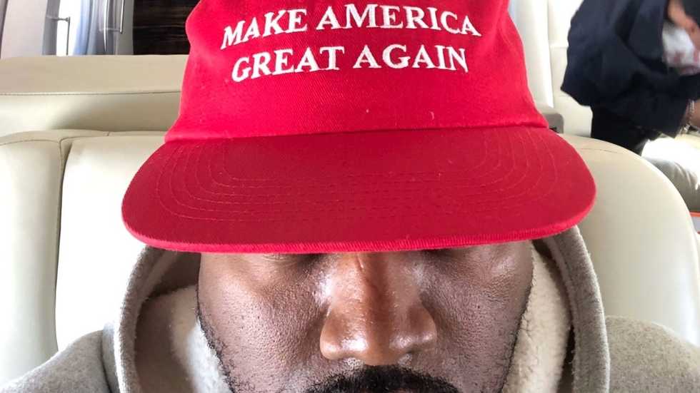 Kanye live at a concert