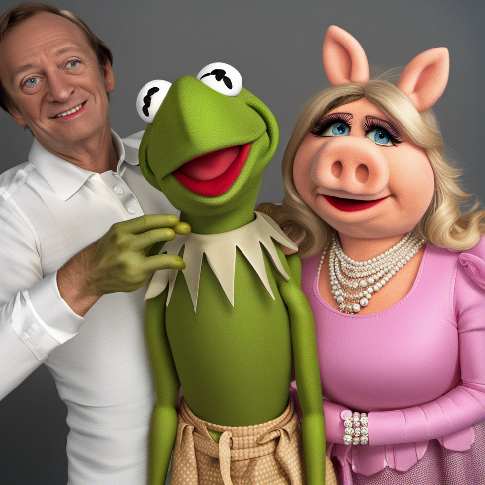 Kermit and Mrs. Piggy, a dynamic duo
