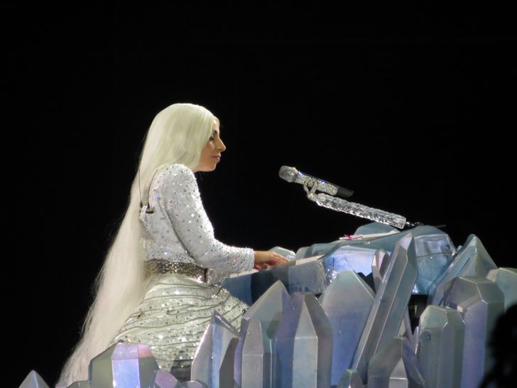 Lady Gaga performs a song with deep meaning