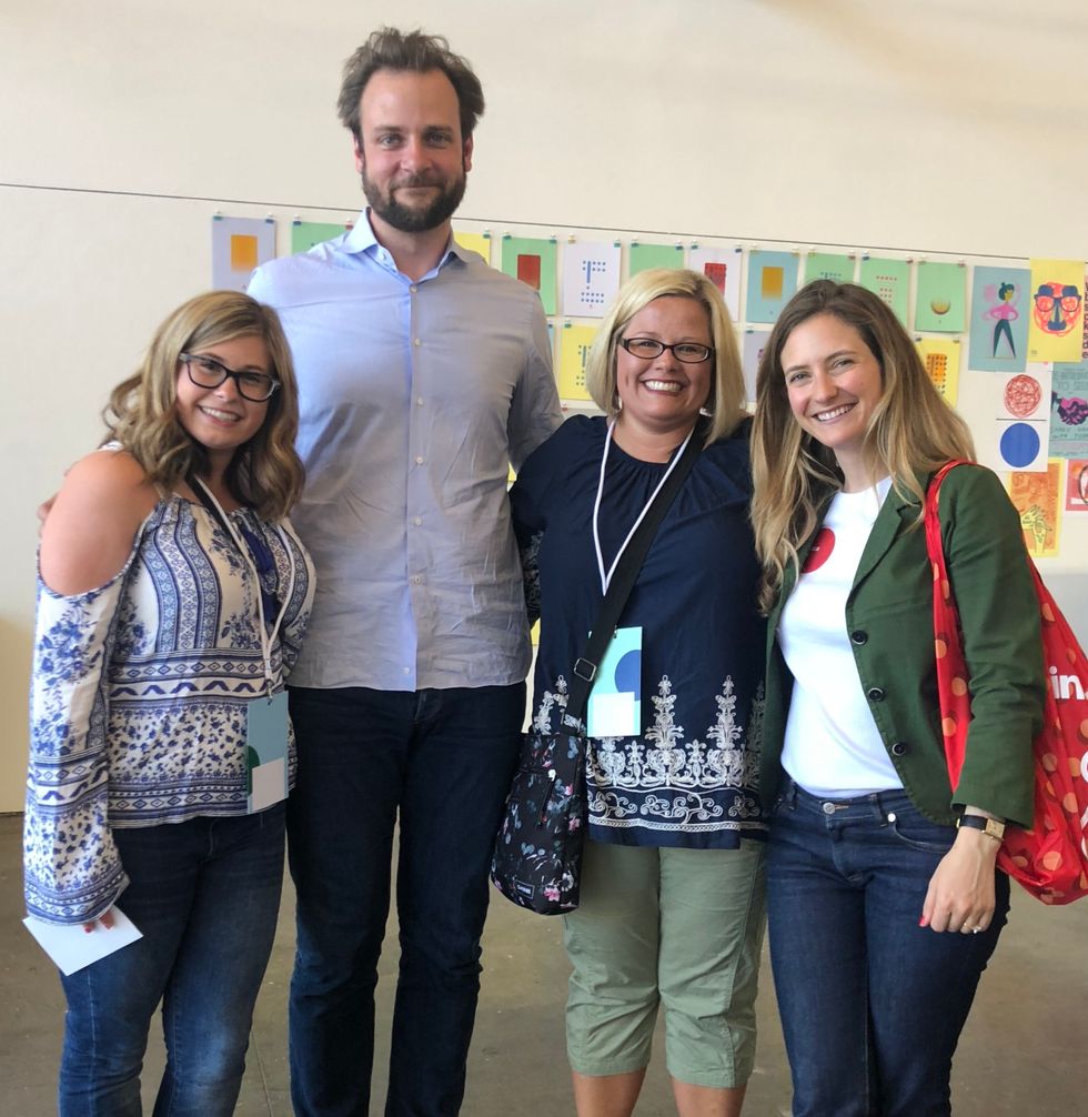 Lauren, Evan, Christina (Lauren's Mom), and Jess (Story Producer)