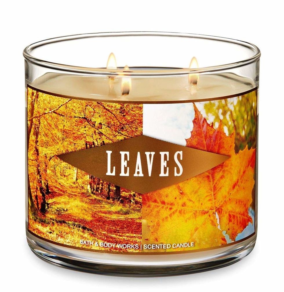 Leaves Candle