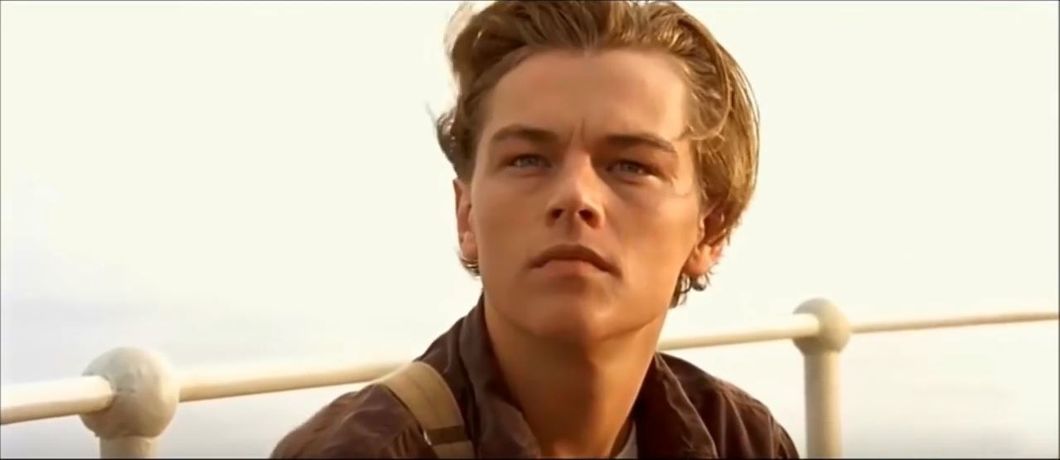 Leonardo DiCaprio as Jack Dawson from "Titanic"
