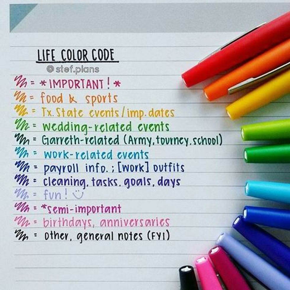 life color code