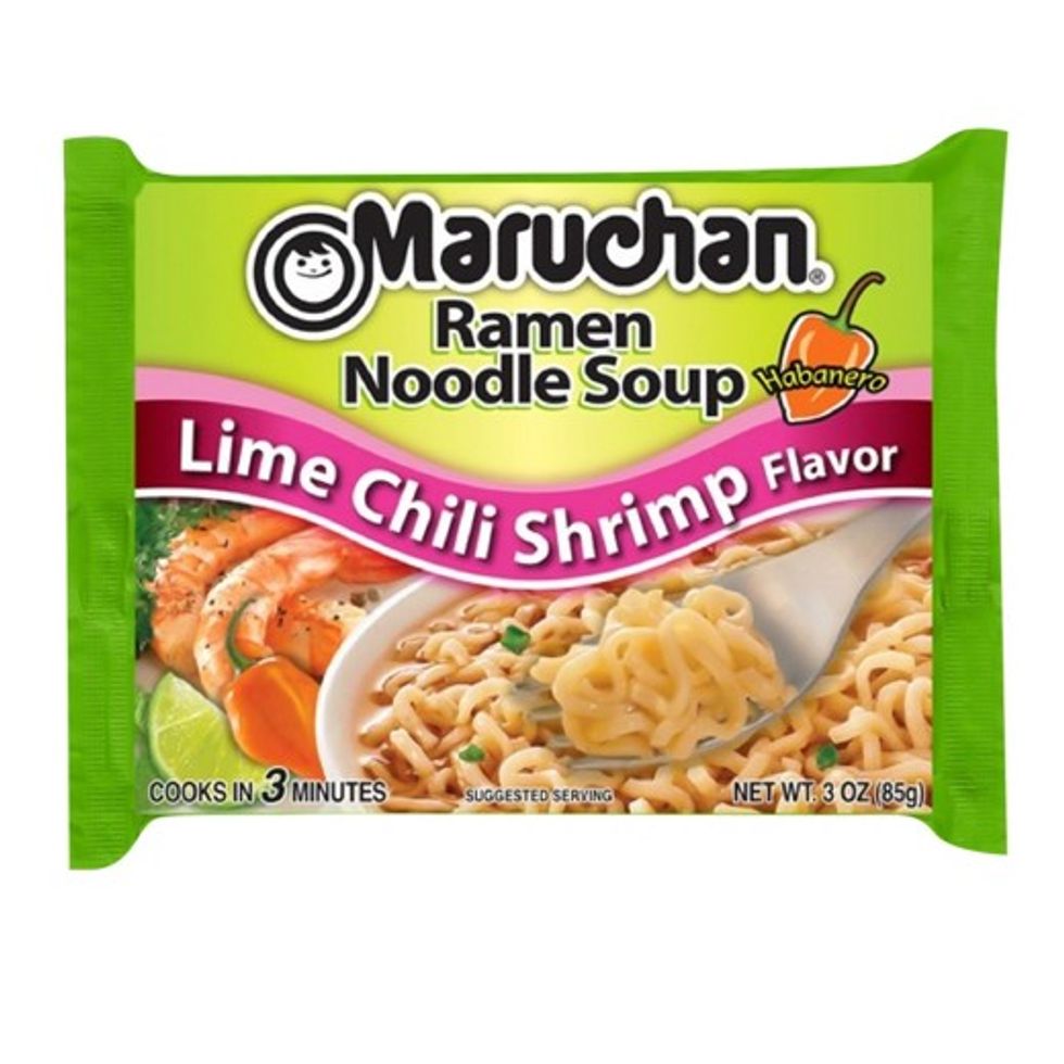 lime chili shrimp ramen