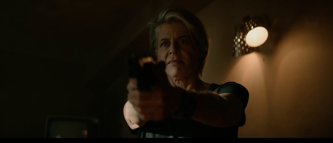 Linda Hamilton as Sarah Connor in "Terminator: Dark Fate."