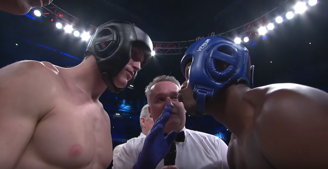 Logan Paul and KSI before the fight