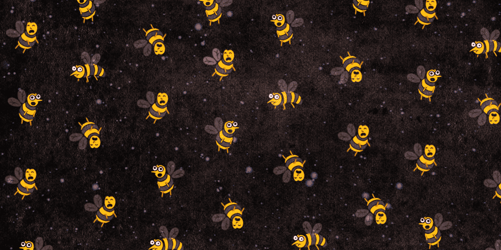 lots of bees