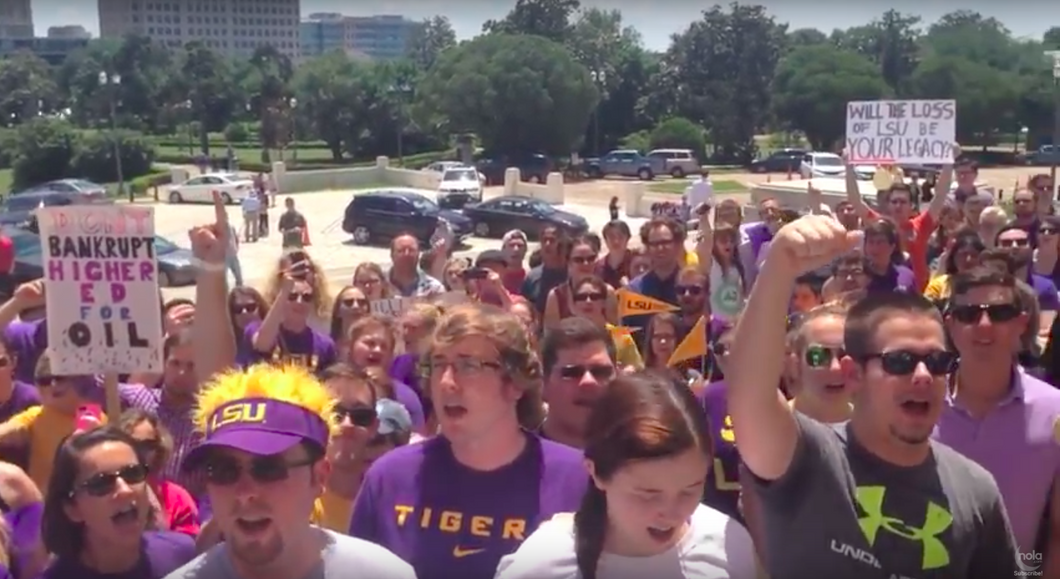 LSU Students Protesting