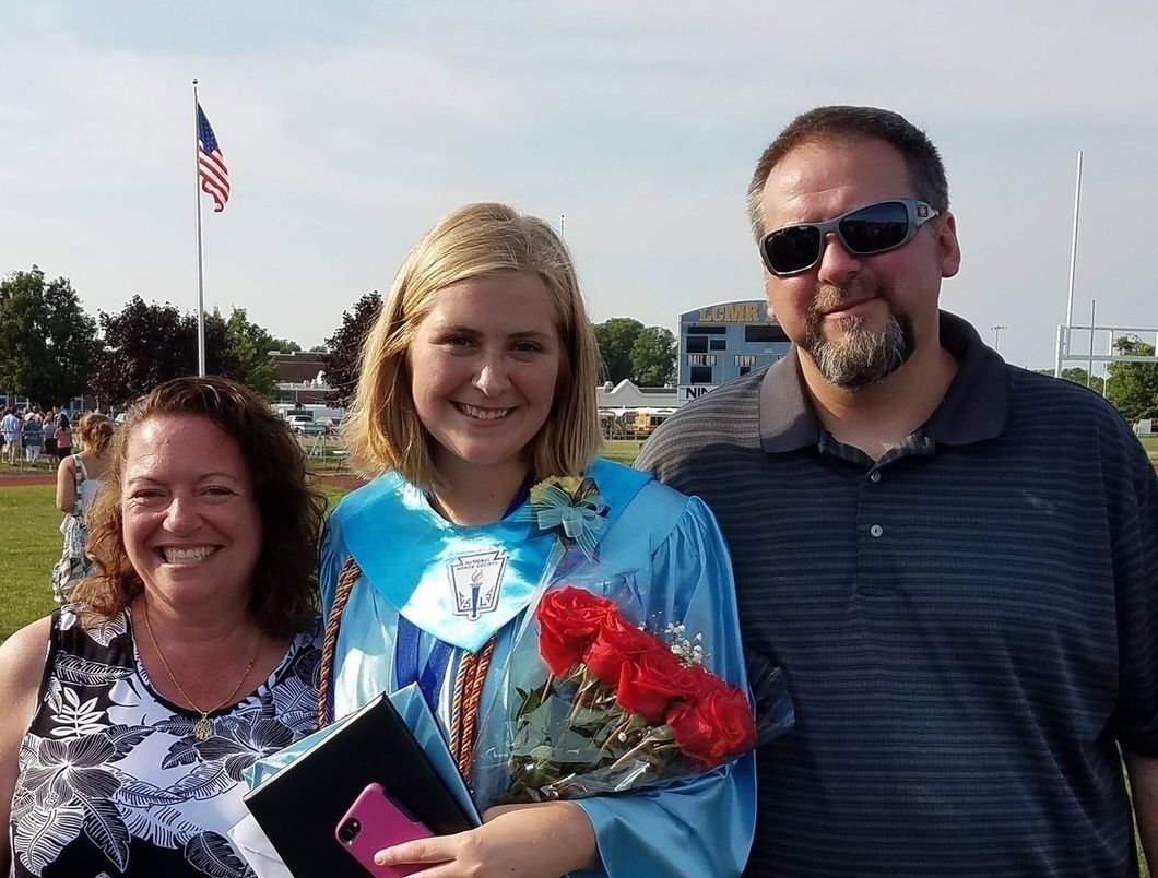 Maddie and her parents