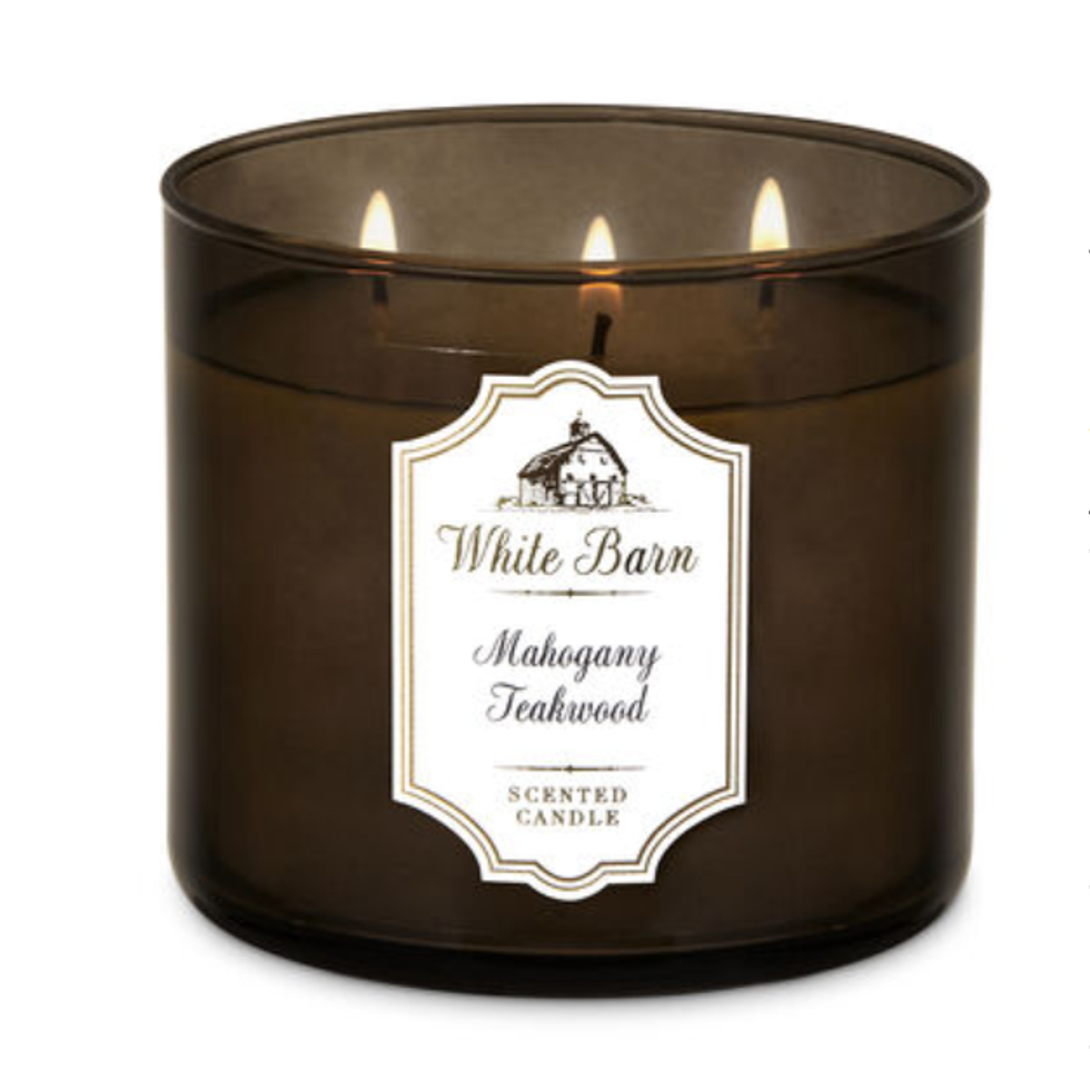 Mahogany Teakwood Candle by Bath and Body Works